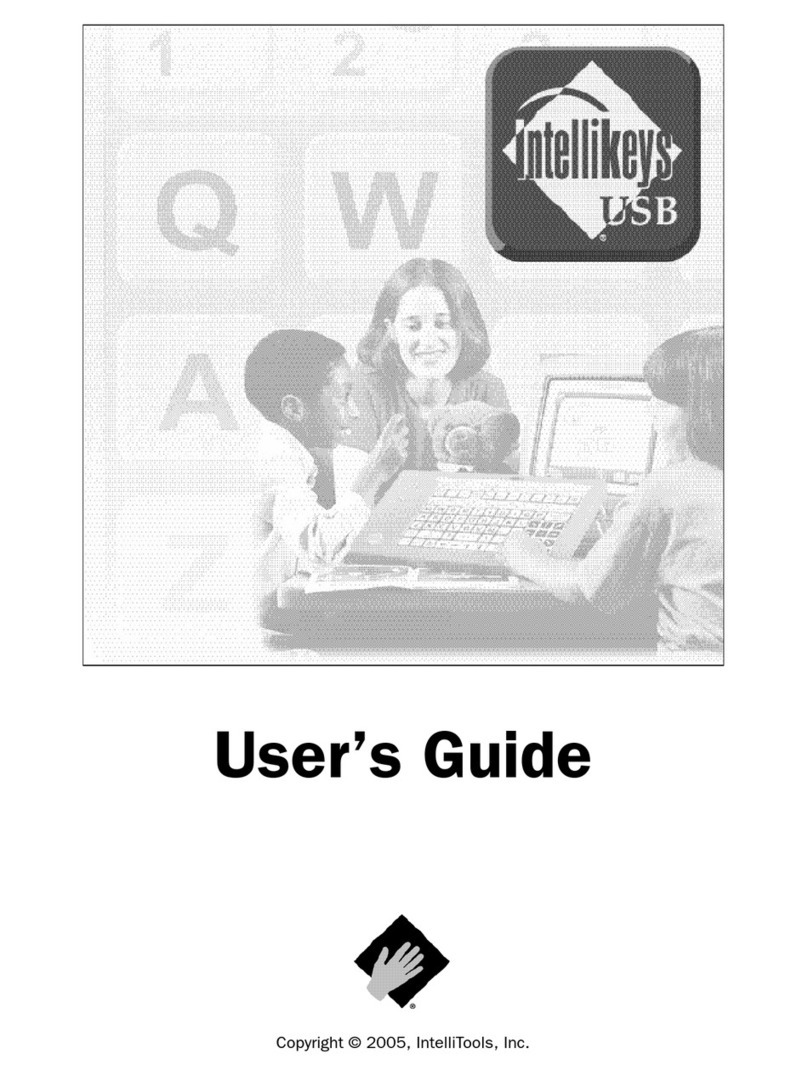 IntelliTools IntelliKeys USB User manual