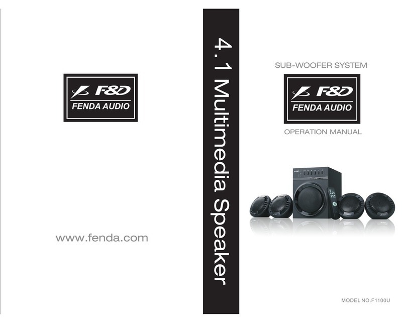 F&D F1100U Operation manual