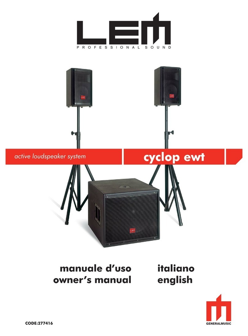 LEM Cyclop EWT User manual