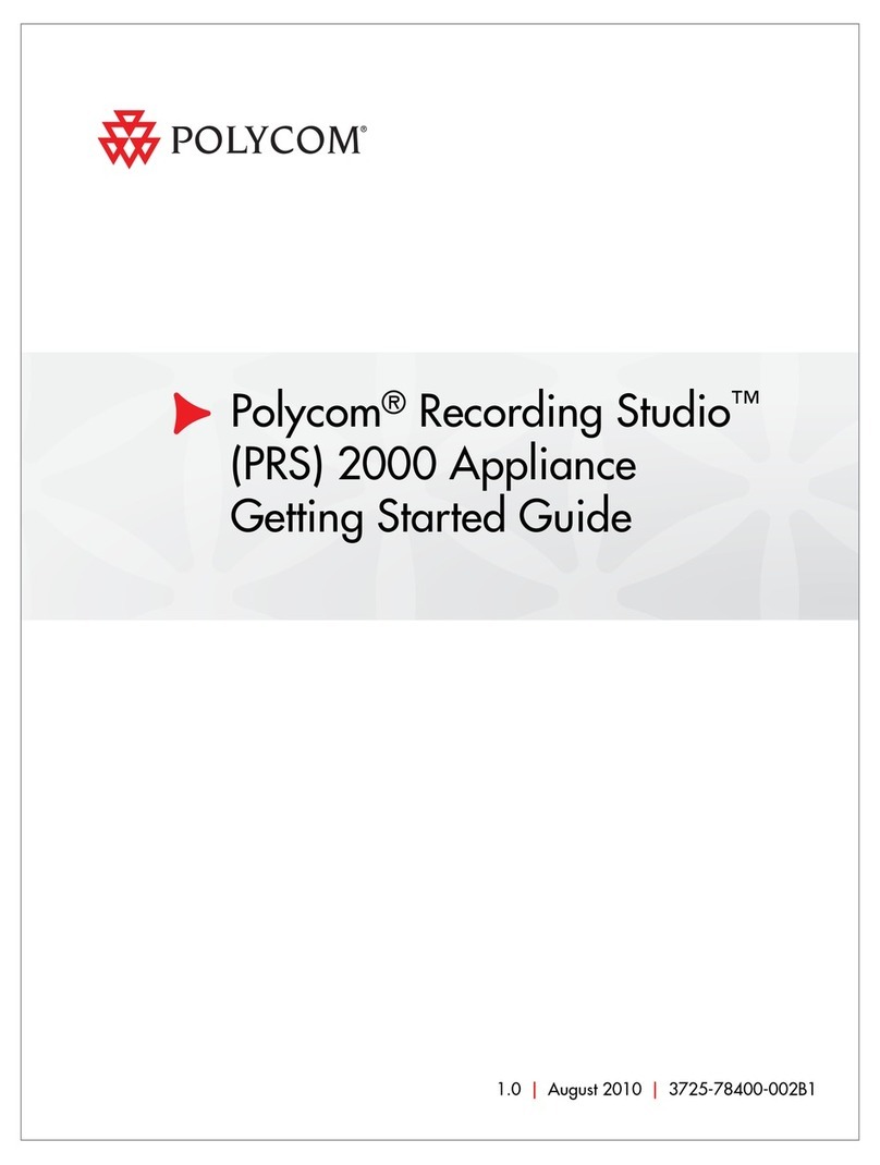 Polycom PRS 2000 Getting started guide