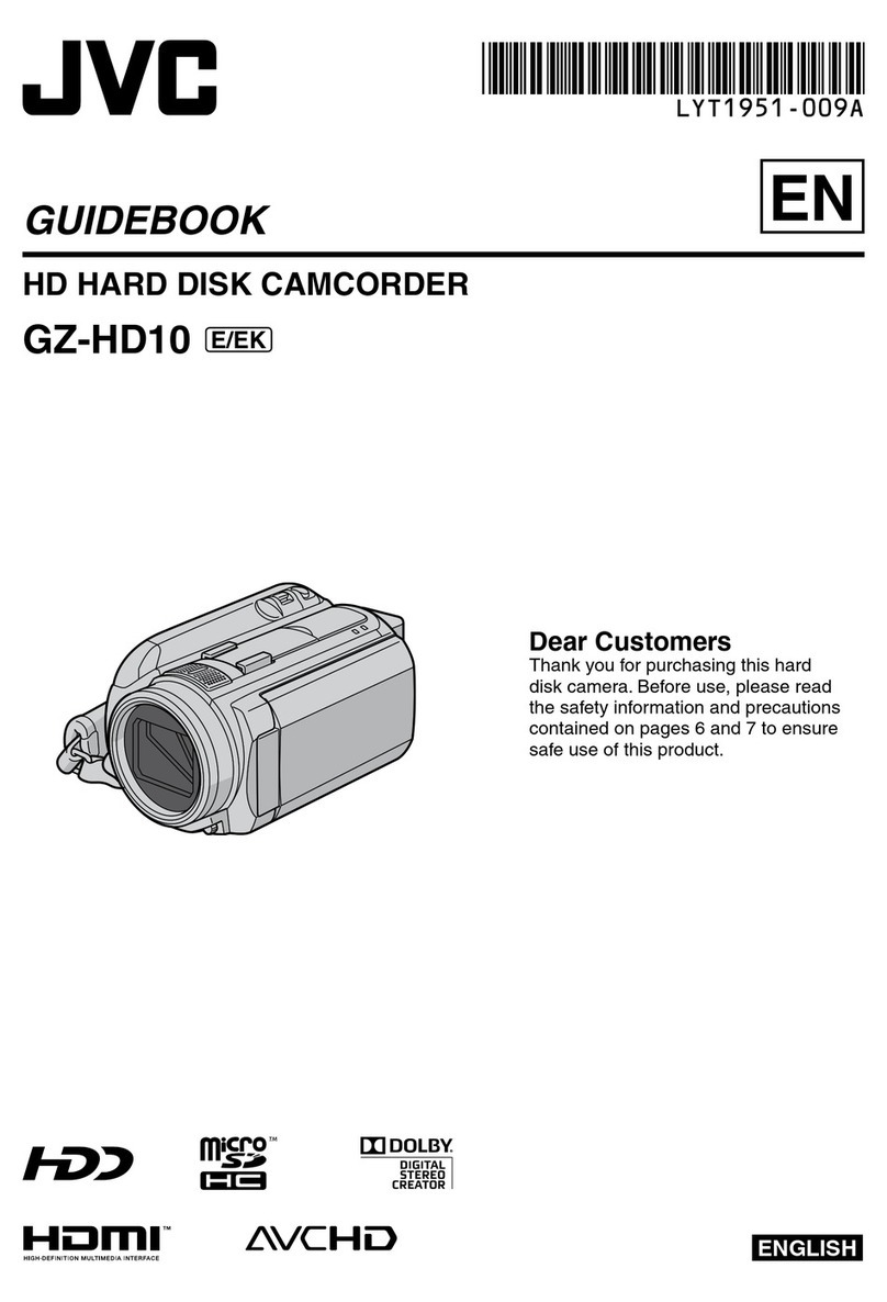 JVC GZ HD10 - Everio Camcorder - 1080p Manual