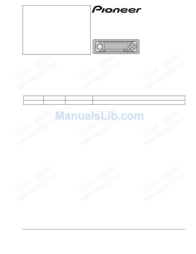 Pioneer DEH-P6200 Service manual