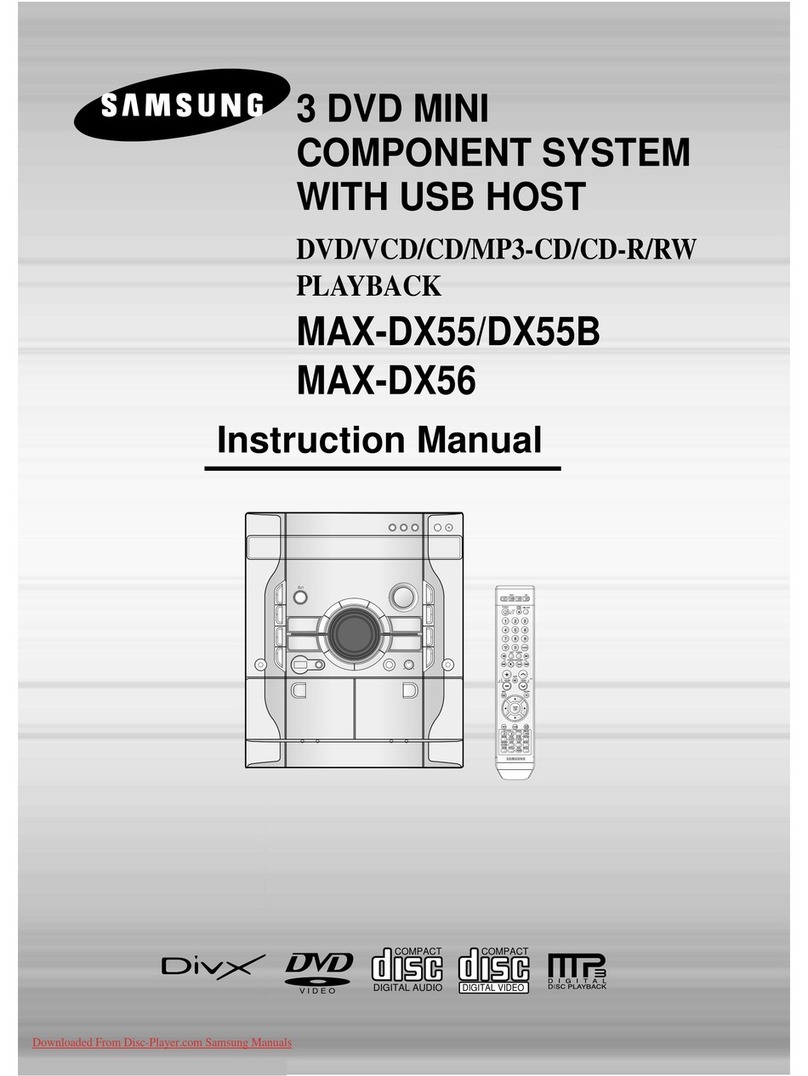 Samsung MAX-DX55 instruction manual