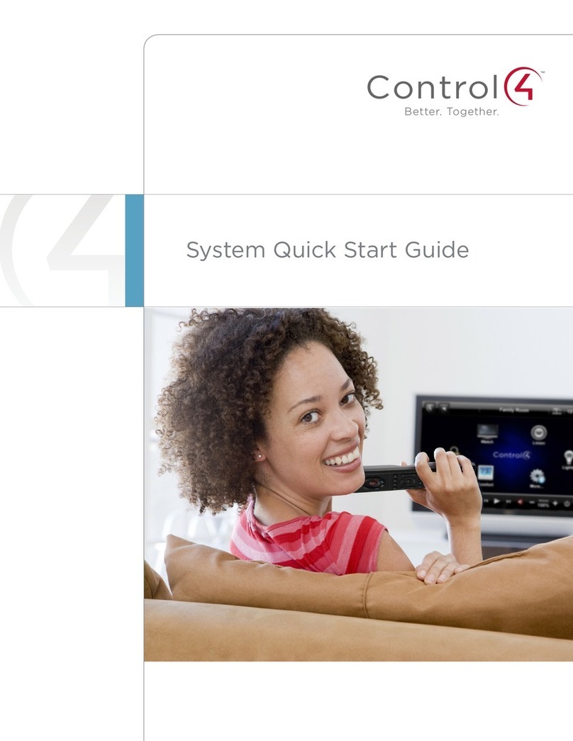 Contro l4 Control4 Smart Home quick start guide