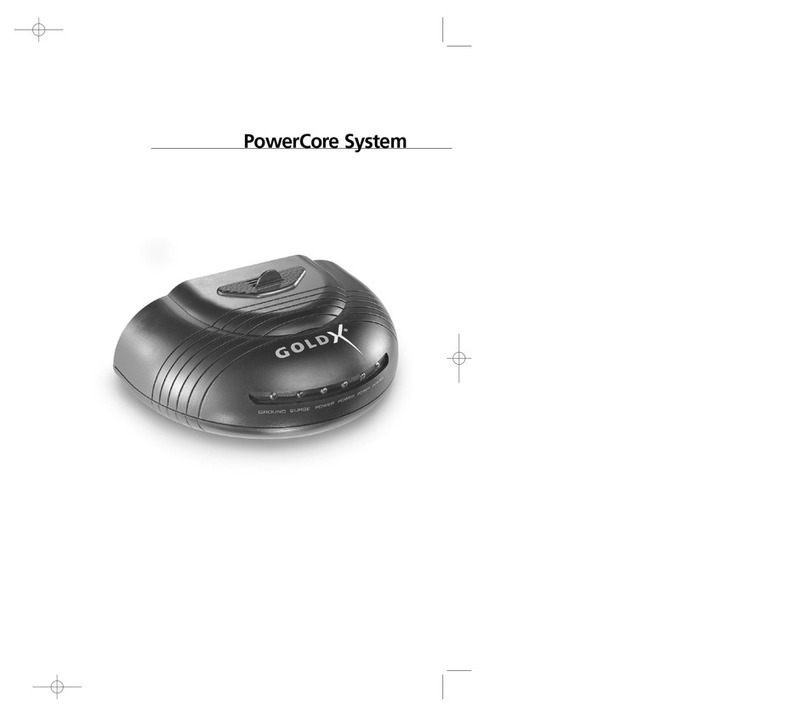 CablesPlus GoldX PowerCore user guide