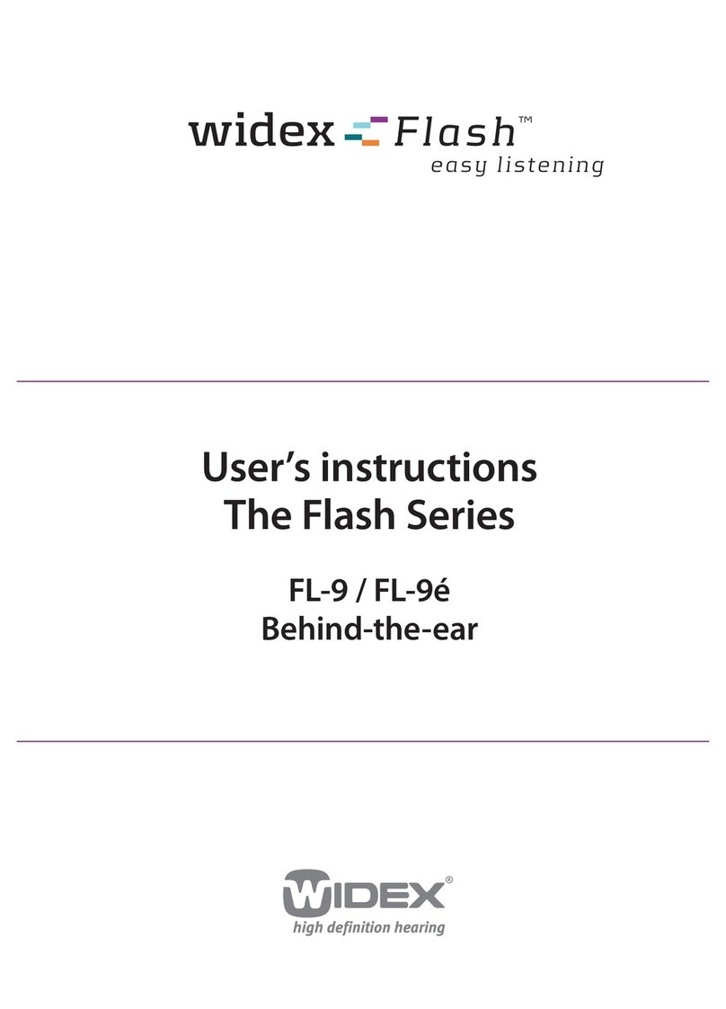 Widex FL-9 User instructions