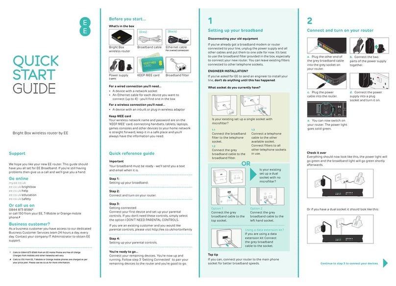 EE Bright Box User manual