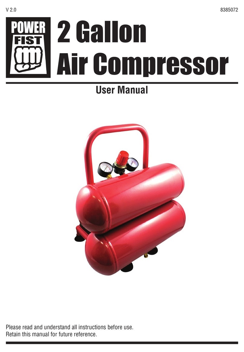 Power first 2 Gallon Air Compressor user manual