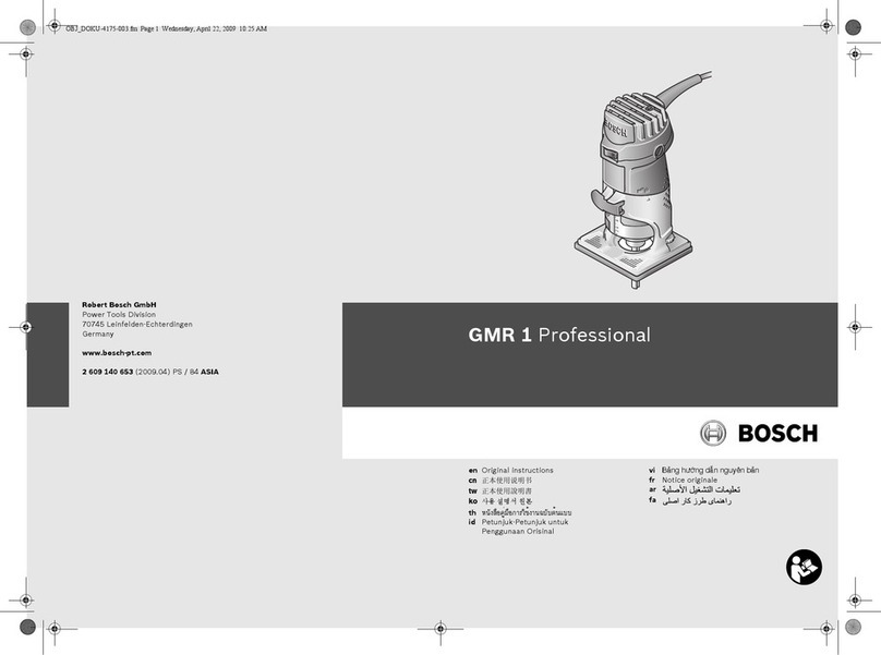 Bosch GMR 1 Professional User manual