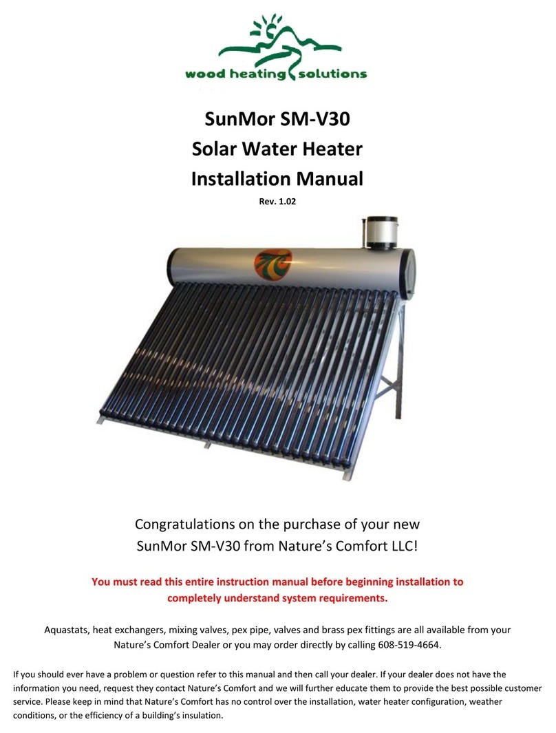Wood heating solution SunMor SM-V30 installation manual