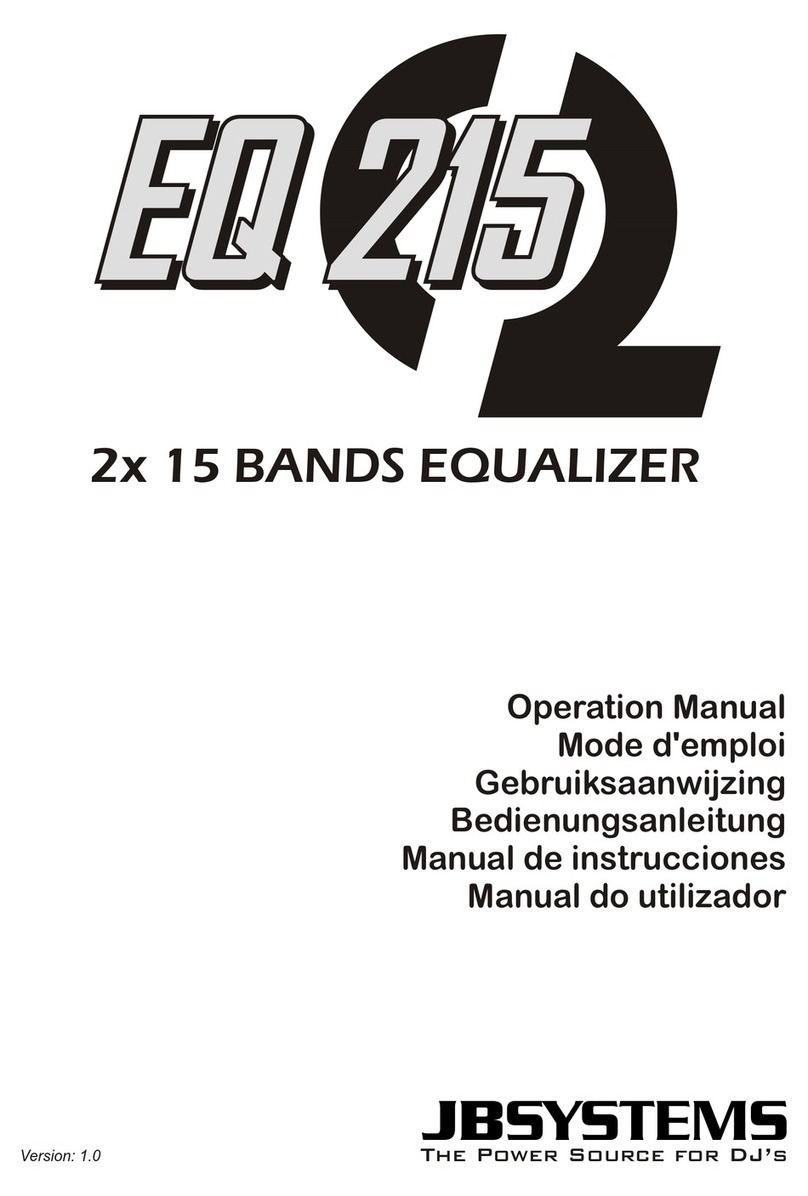 JB Systems EQ215 Operation manual