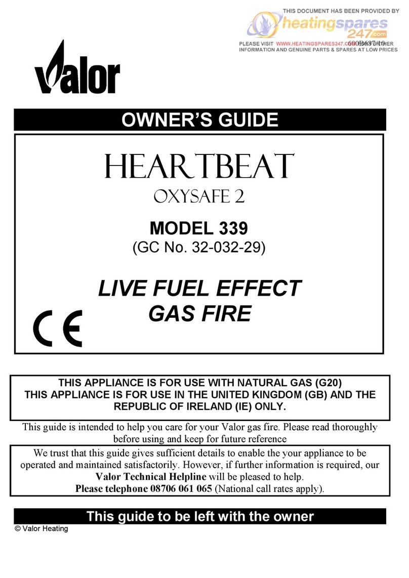 Valor Heartbeat OXYSAFE 2 owner's guide Valor Heartbeat OXYSAFE 2 owner's guide