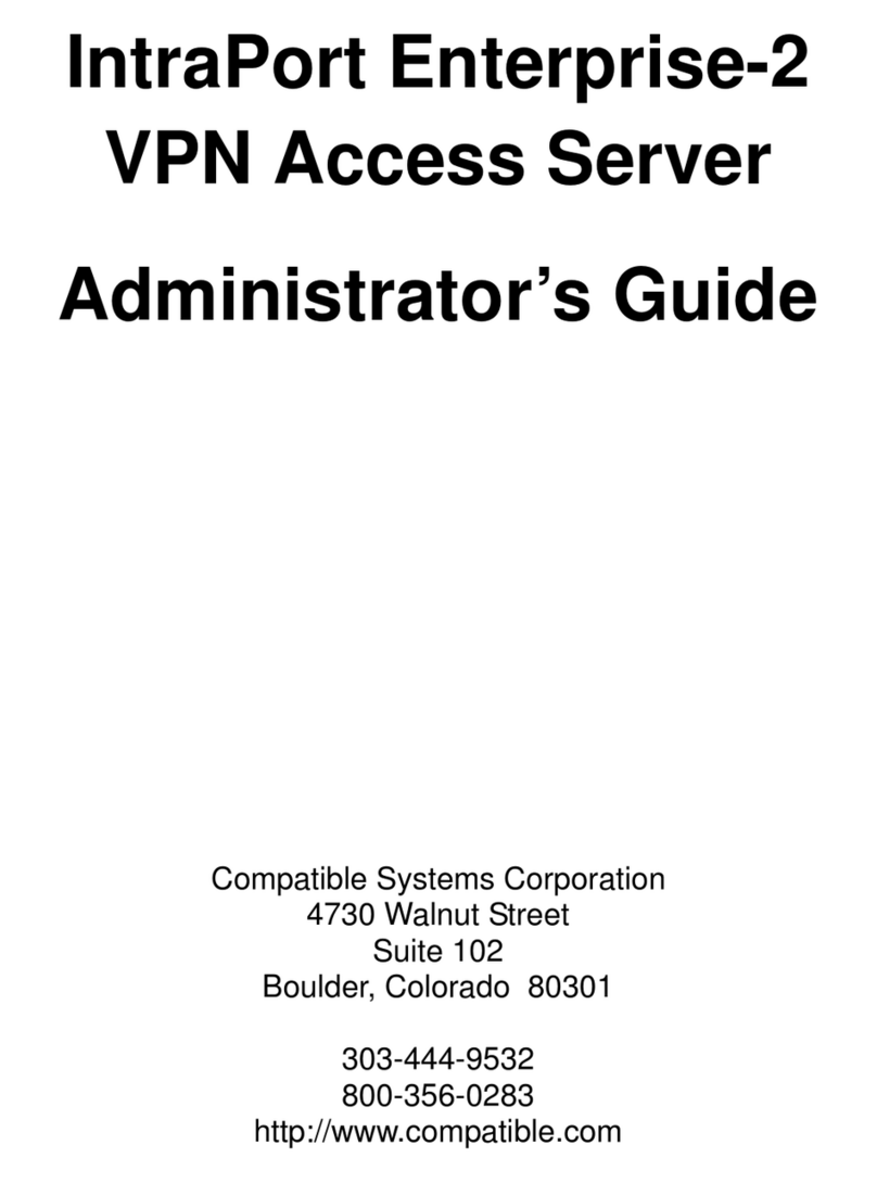 Compatible Systems IntraPort Enterprise-2 User manual