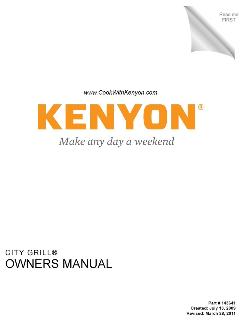 Kenyon B70200 User manual