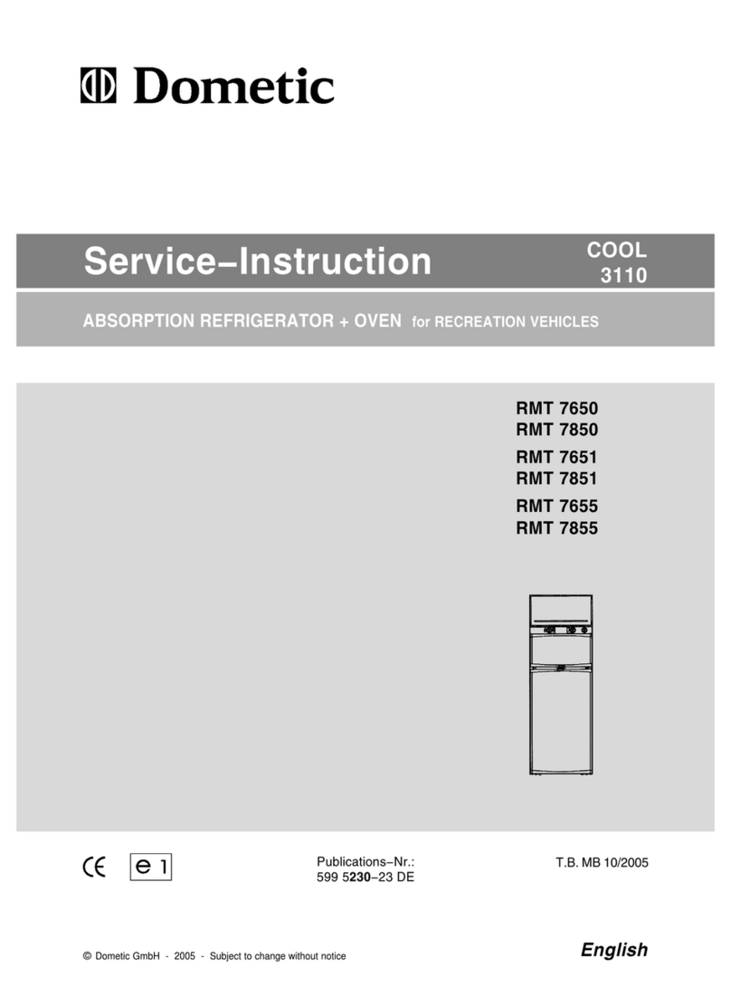 Dometic RMT 7855 Service instruction