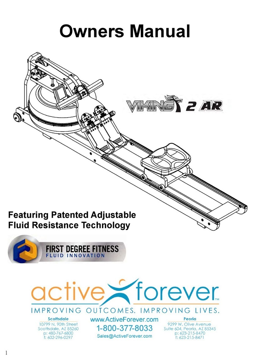 Activeforever Viking 2 AR Rower owner's manual