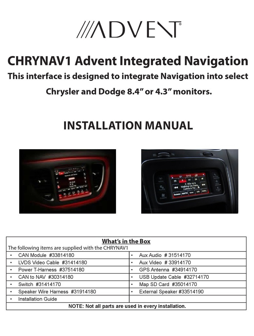 Advent CHRYNAV1 User manual