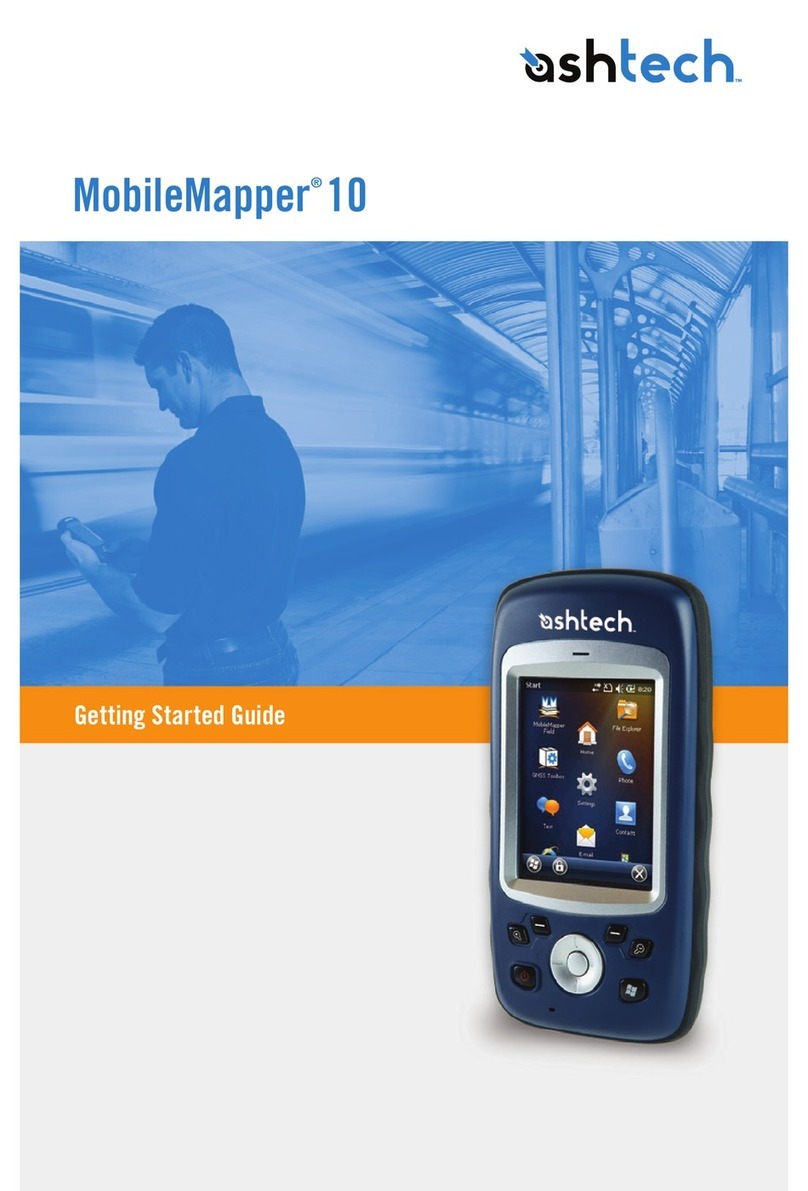 ashtech MobileMapper 10 User manual