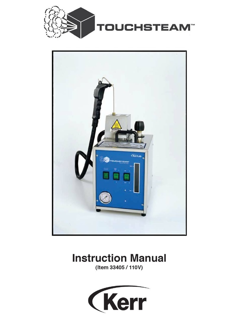 KERR Touchsteam 33405 instruction manual