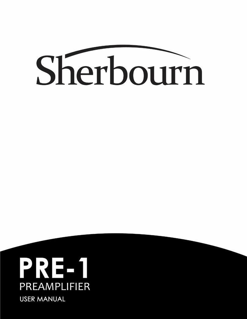 Sherbourn PRE-1 user manual Sherbourn PRE-1 user manual