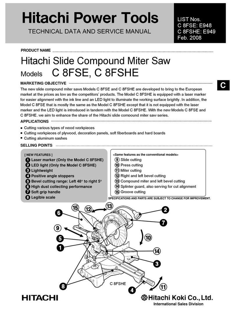 Hitachi C 8FSE Manual