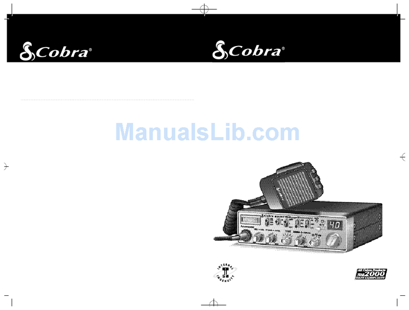 Cobra GR 29 LTD ST User manual Cobra GR 29 LTD ST User manual