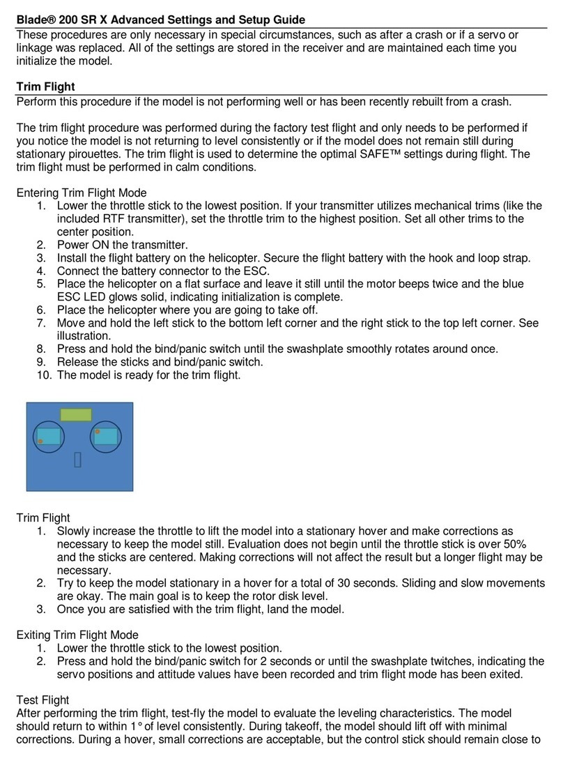 Horizon Hobby Blade 200 SR X Advanced Settings and setup guide Horizon Hobby Blade 200 SR X Advanced Settings and setup guide
