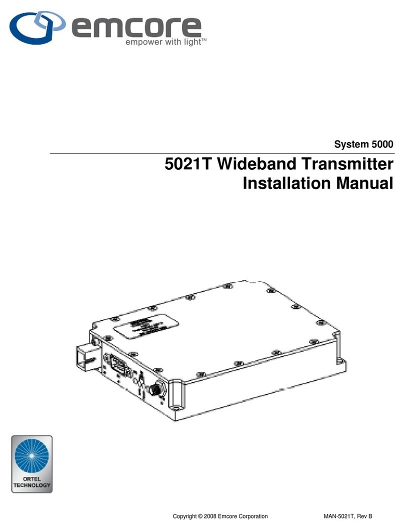 Emcore 5021T installation manual