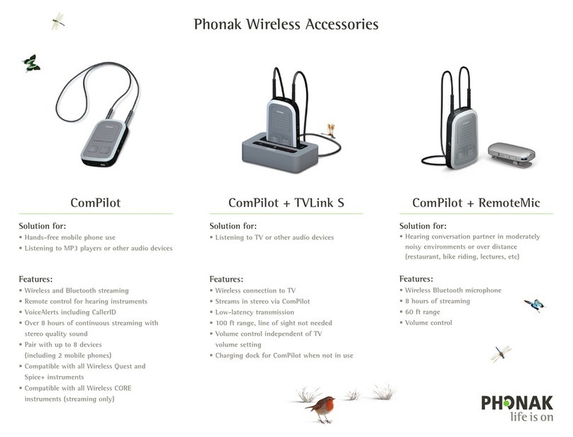Phonak ComPilot User manual Phonak ComPilot User manual