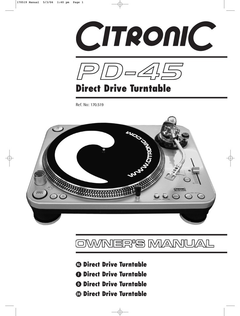 Citronic PD-45 owner's manual