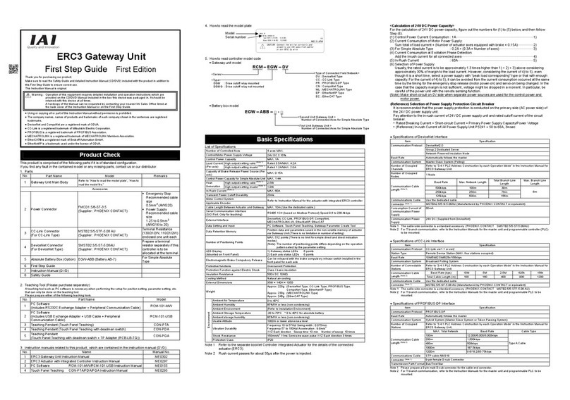 IAI ERC3 user guide