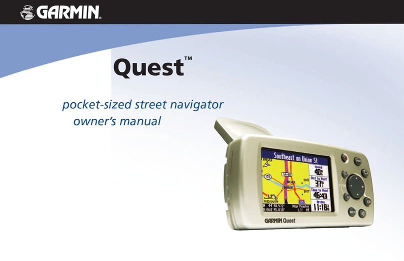 Garmin Quest owner's manual