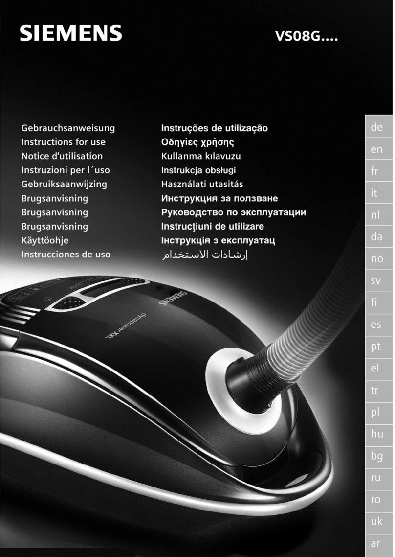 Siemens VS08G User manual