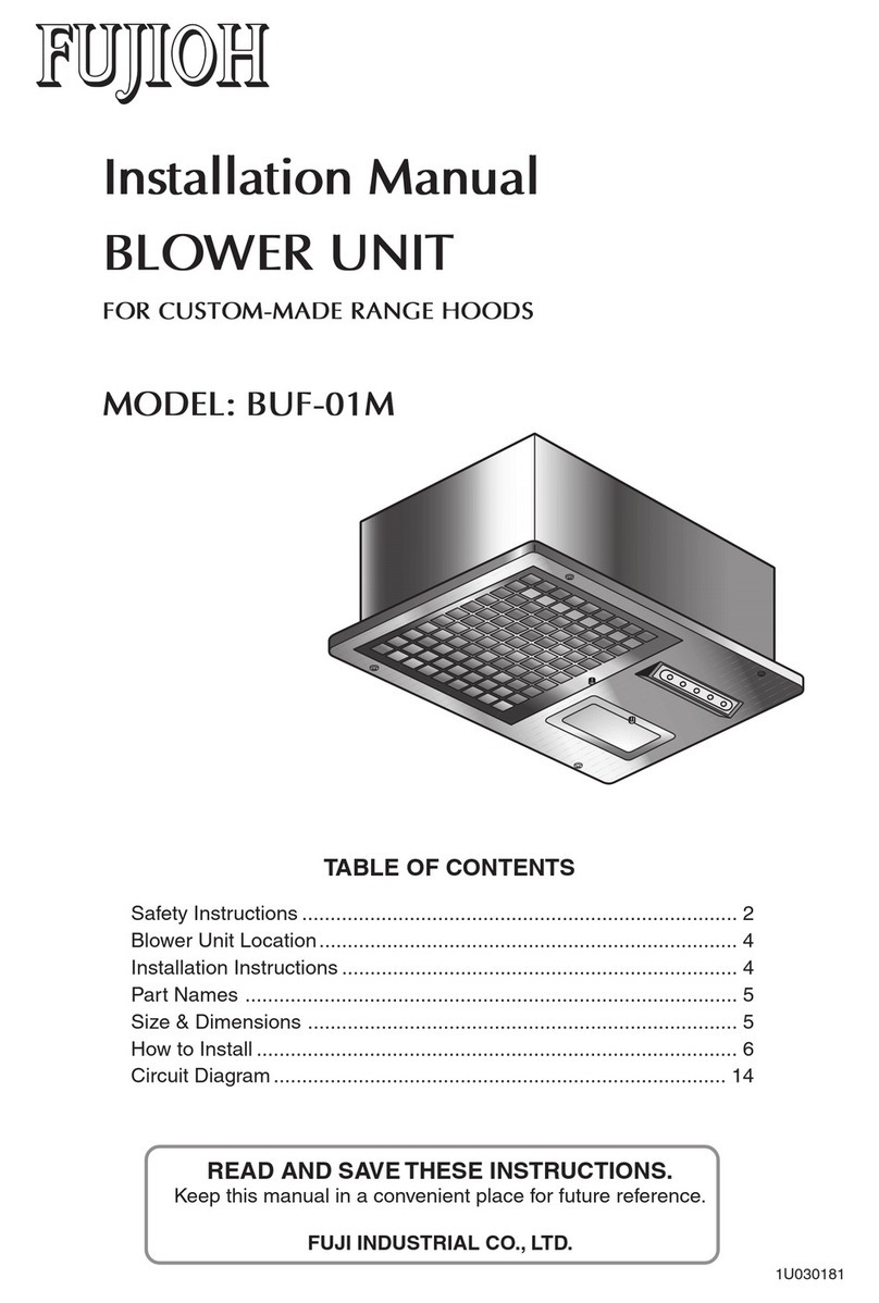 Fujioh BUF-01M installation manual