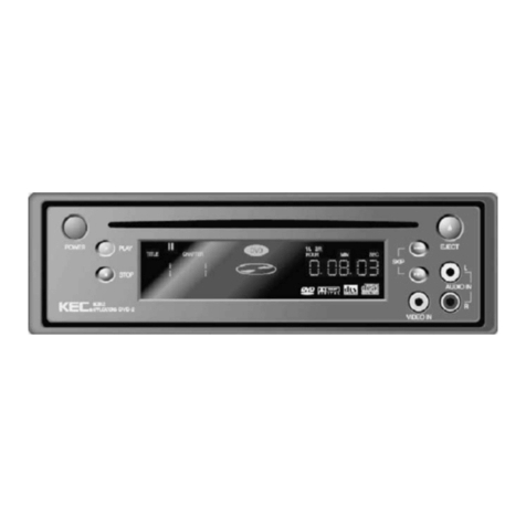 KEC DVD-2 Installation information & operating instructions