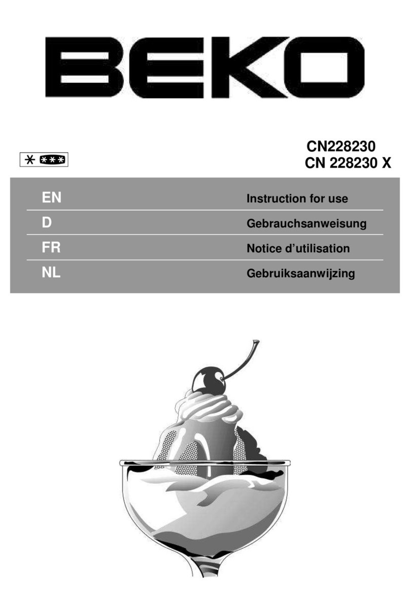 Beko CN 228230 X User manual