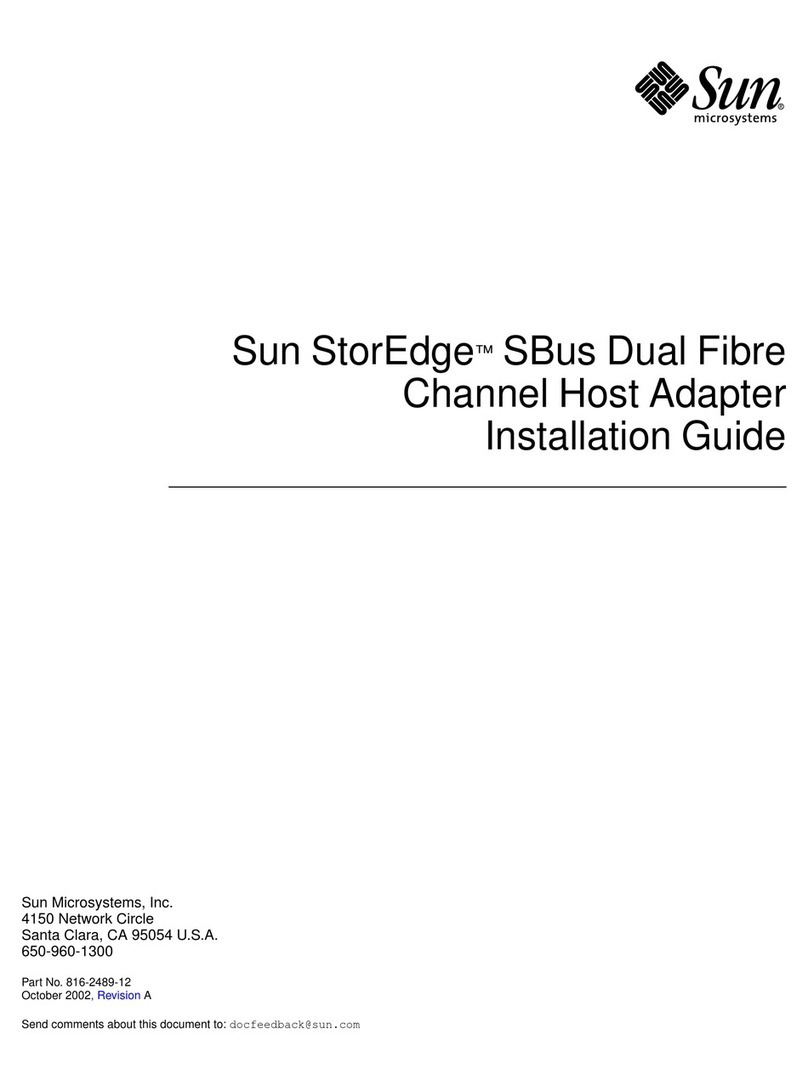 Sun Microsystems Sun StorEdge User manual