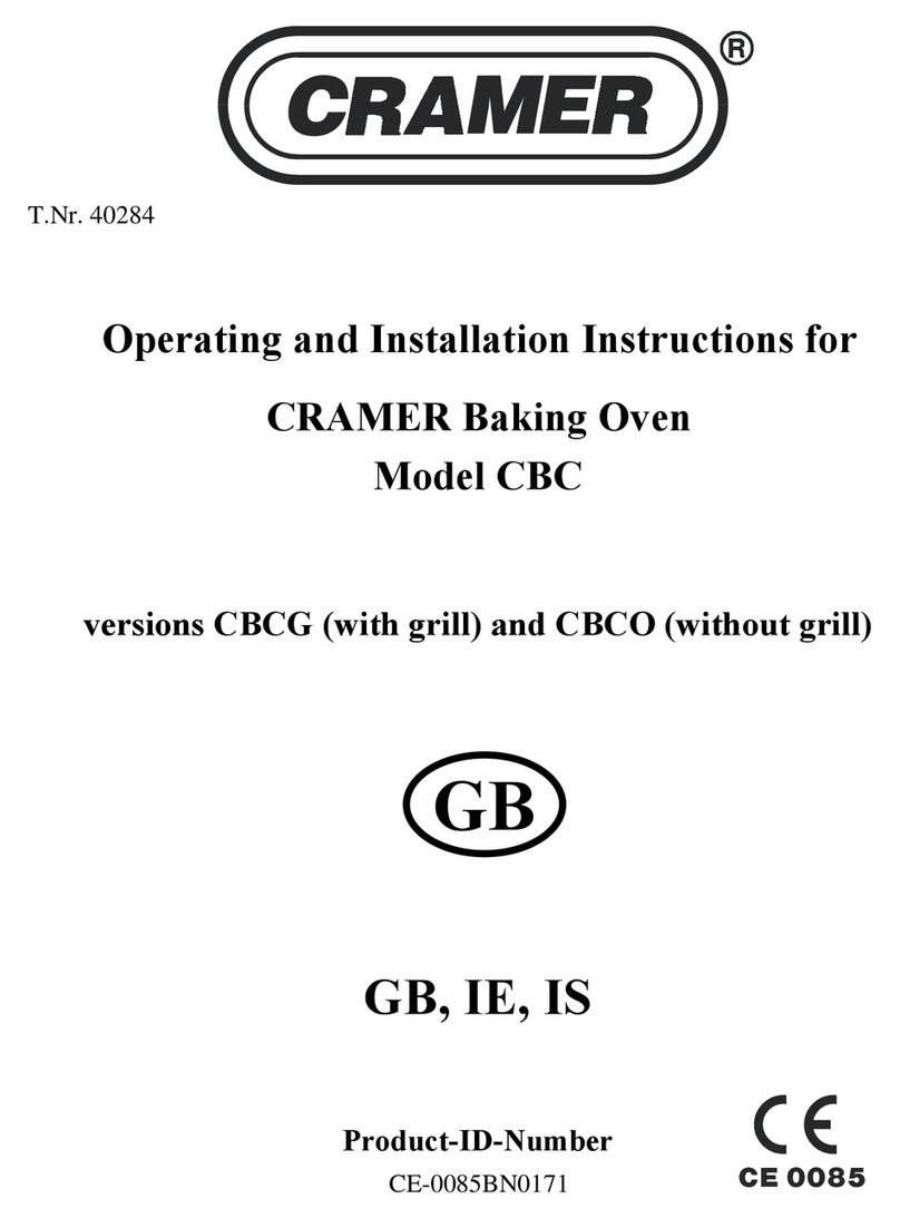 Cramer CBC Operating and installation instructions