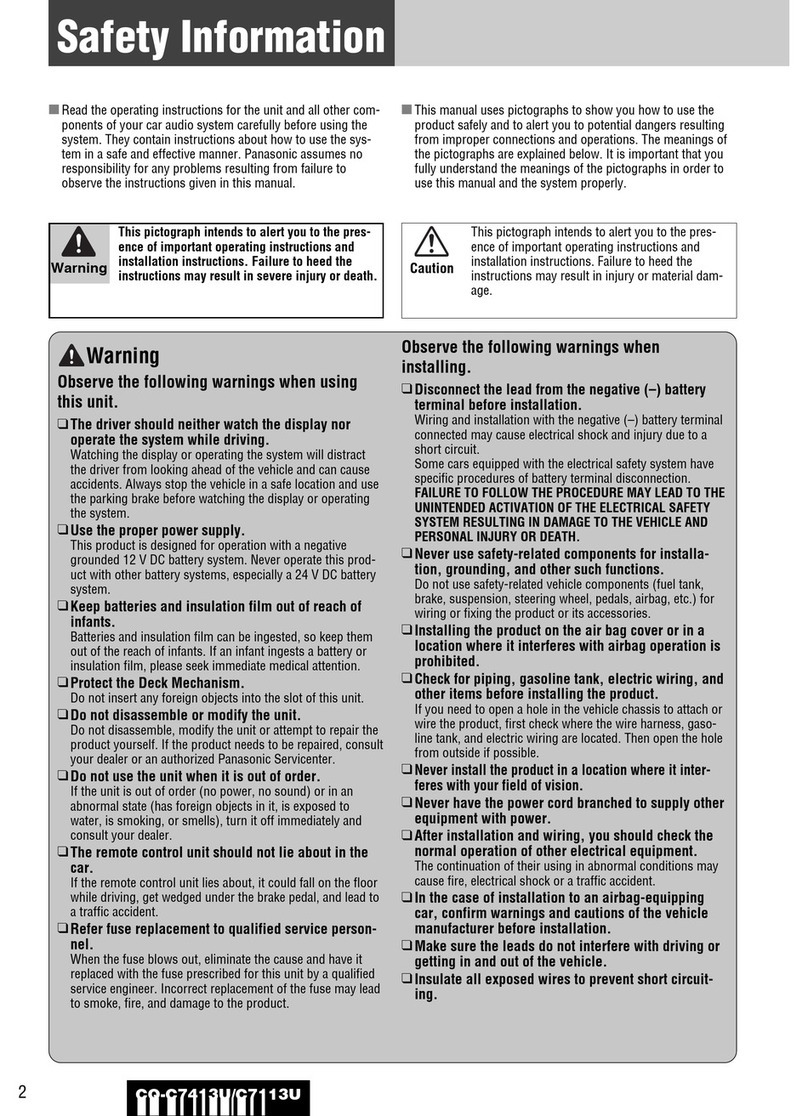 Panasonic CQ-C7413U? CQ-C7113U Instructions for use