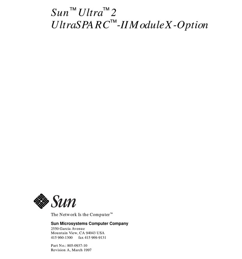 Sun Microsystems 2 User manual