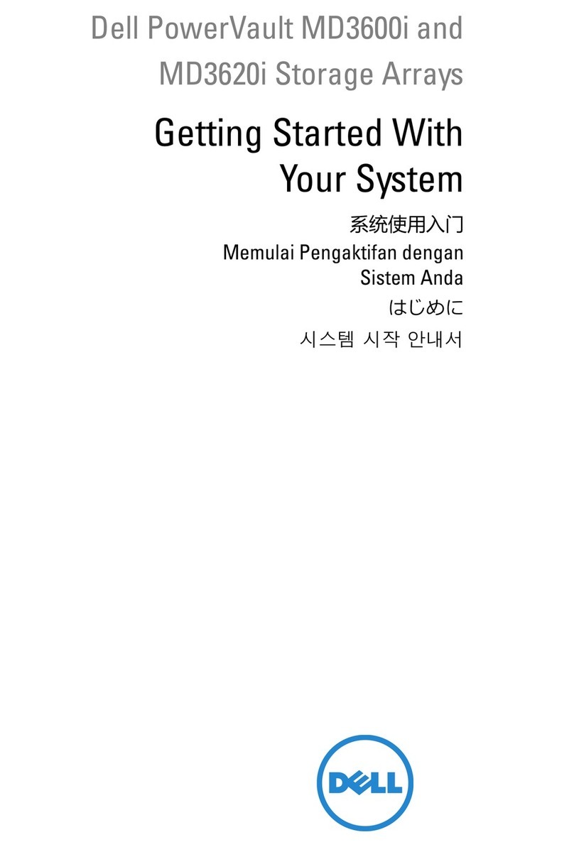 Dell PowerVault MD3600i Series User manual Dell PowerVault MD3600i Series User manual