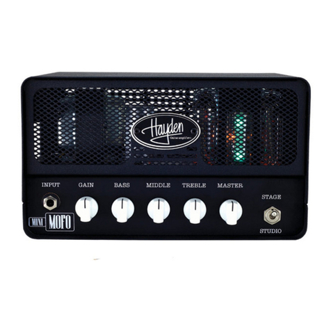 Hyden Mini MoFo 15 Head user guide