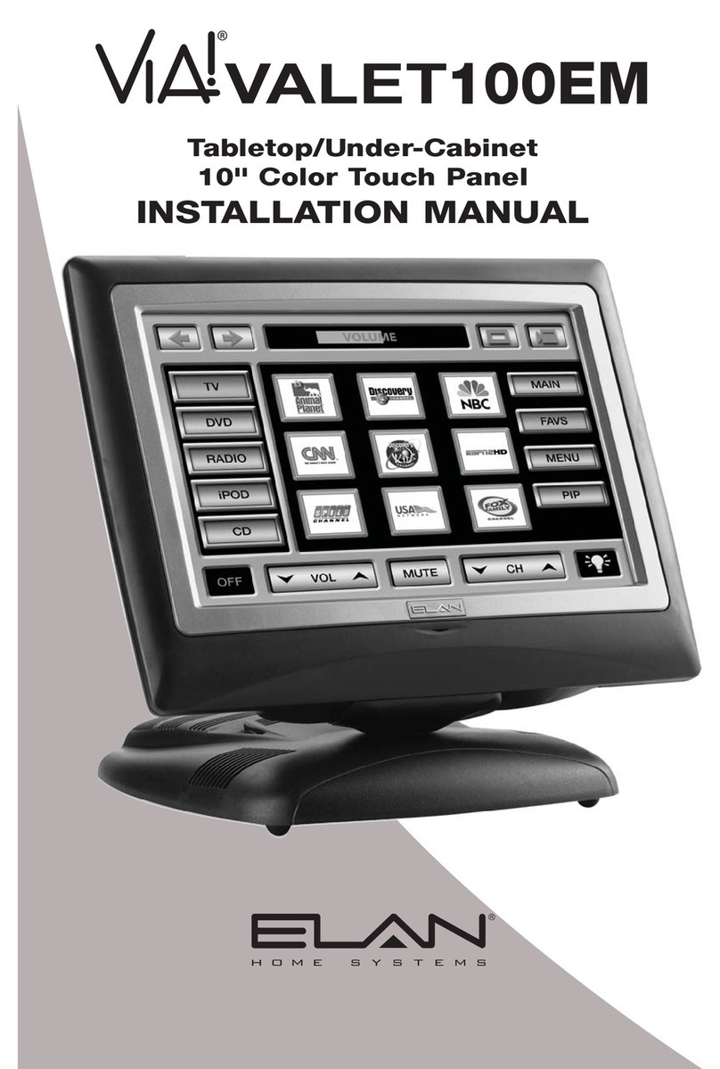 Elan VIA! VALET100EM User manual