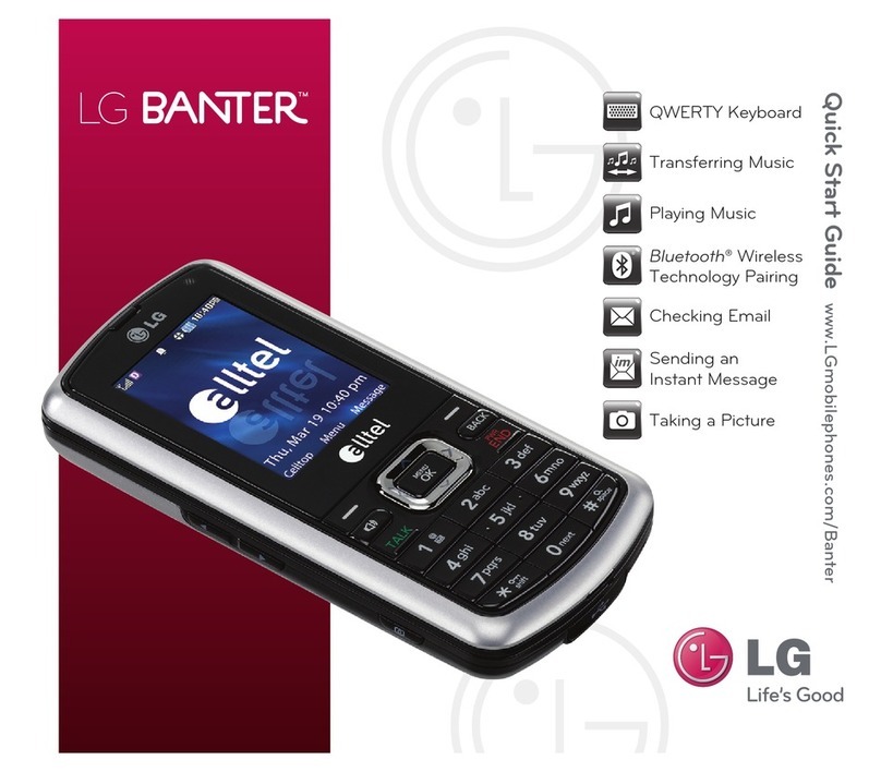 LG Banter LG-AX265 quick start guide
