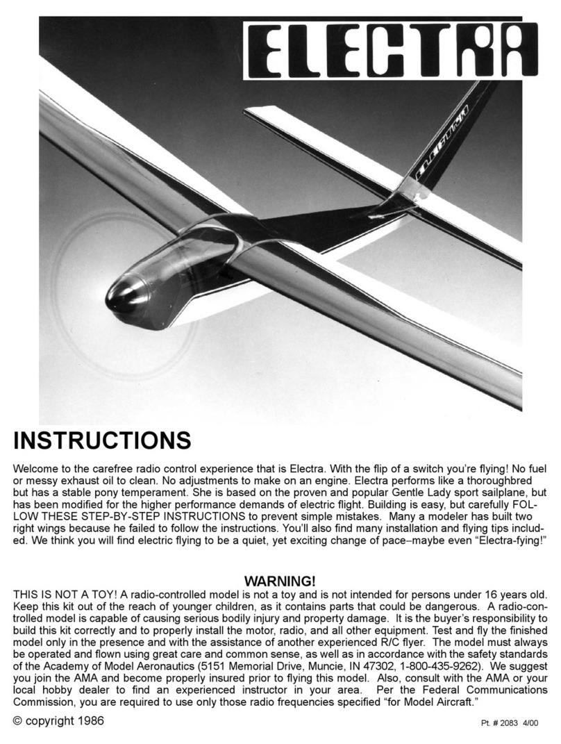 Carl Goldberg Products Electra instructions Carl Goldberg Products Electra instructions
