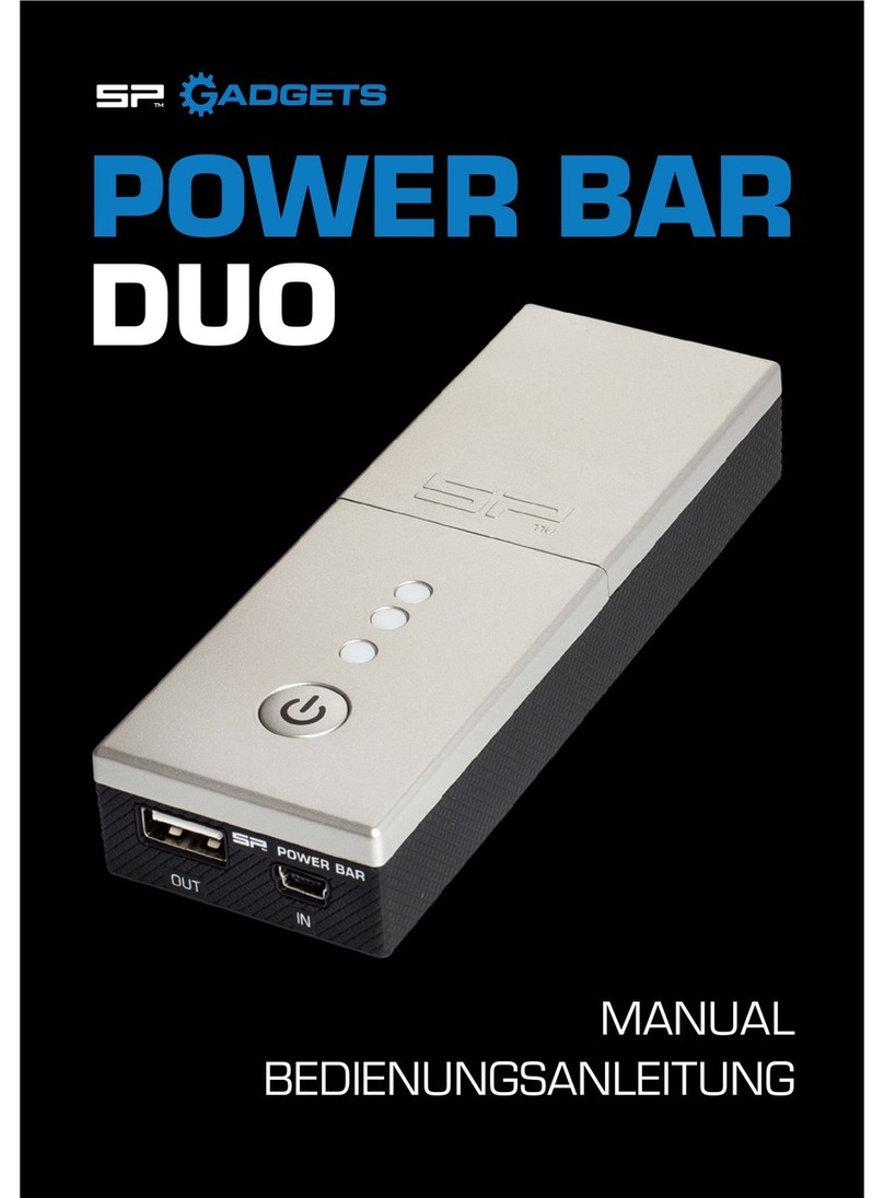 SR Gadgets POWER BAR DUO manual