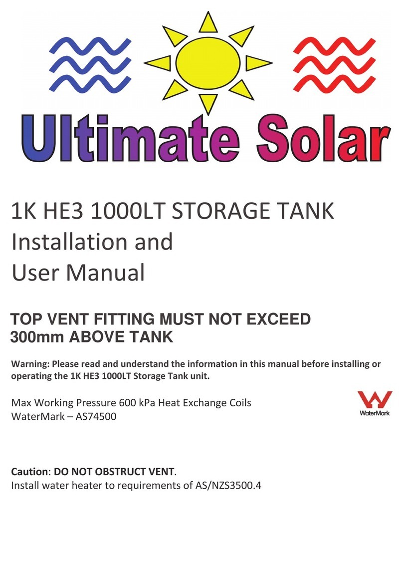 Ultimate Solar 1K HE3 Installation and user manual