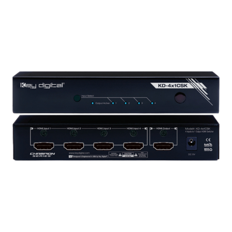 Key Digital Champion SeriesKD-2x1CSK User manual