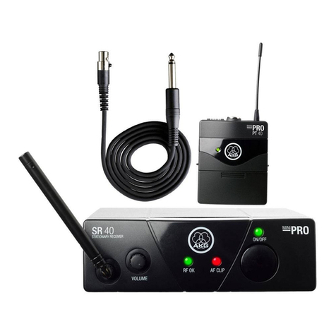 AKG SR 40 DIVERSITY User manual