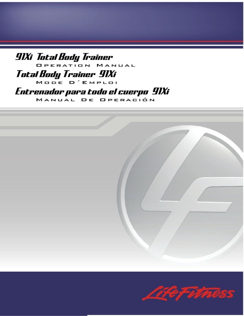 Life Fitness 91Xi Operation manual